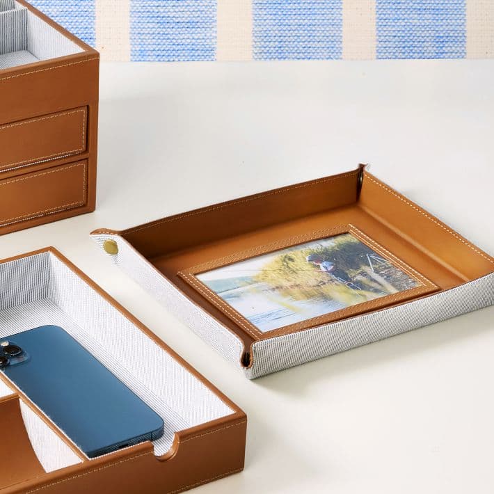 Leather Photo Catchall - image 1