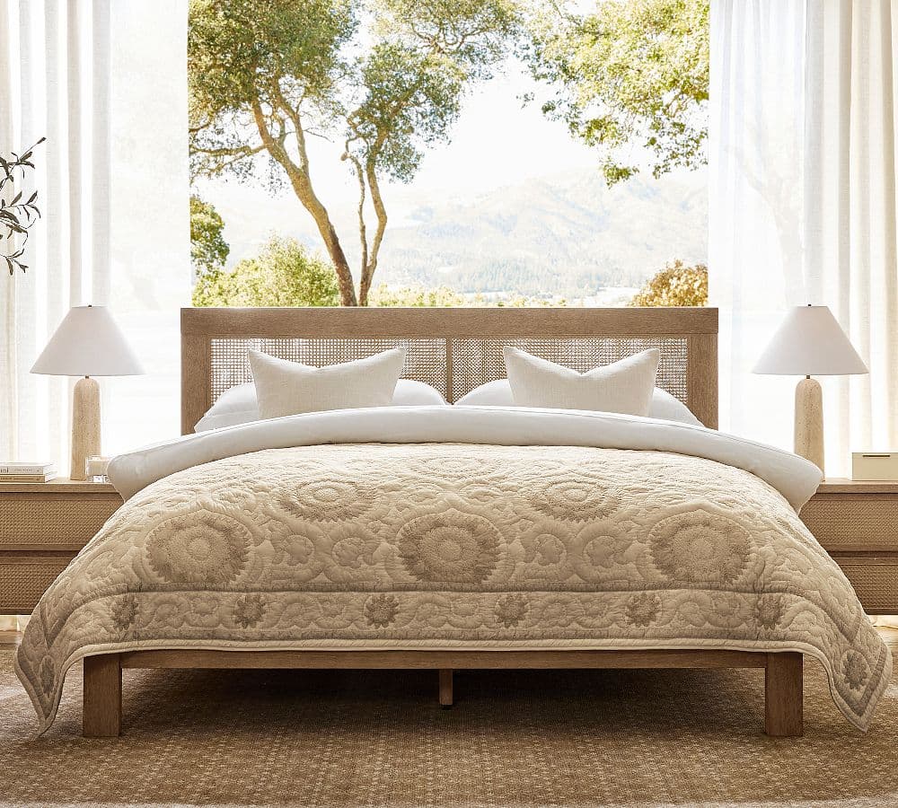 Dune Metallic Suzani Quilt - image 1