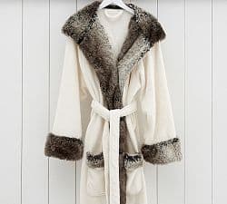 Pottery Barn Faux Fur Ombre Robe - image 1