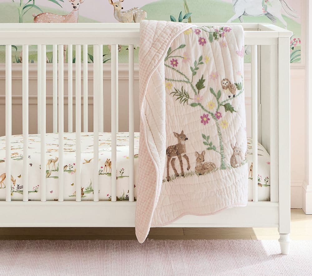 AERIN Fawn Baby Quilt - image 1