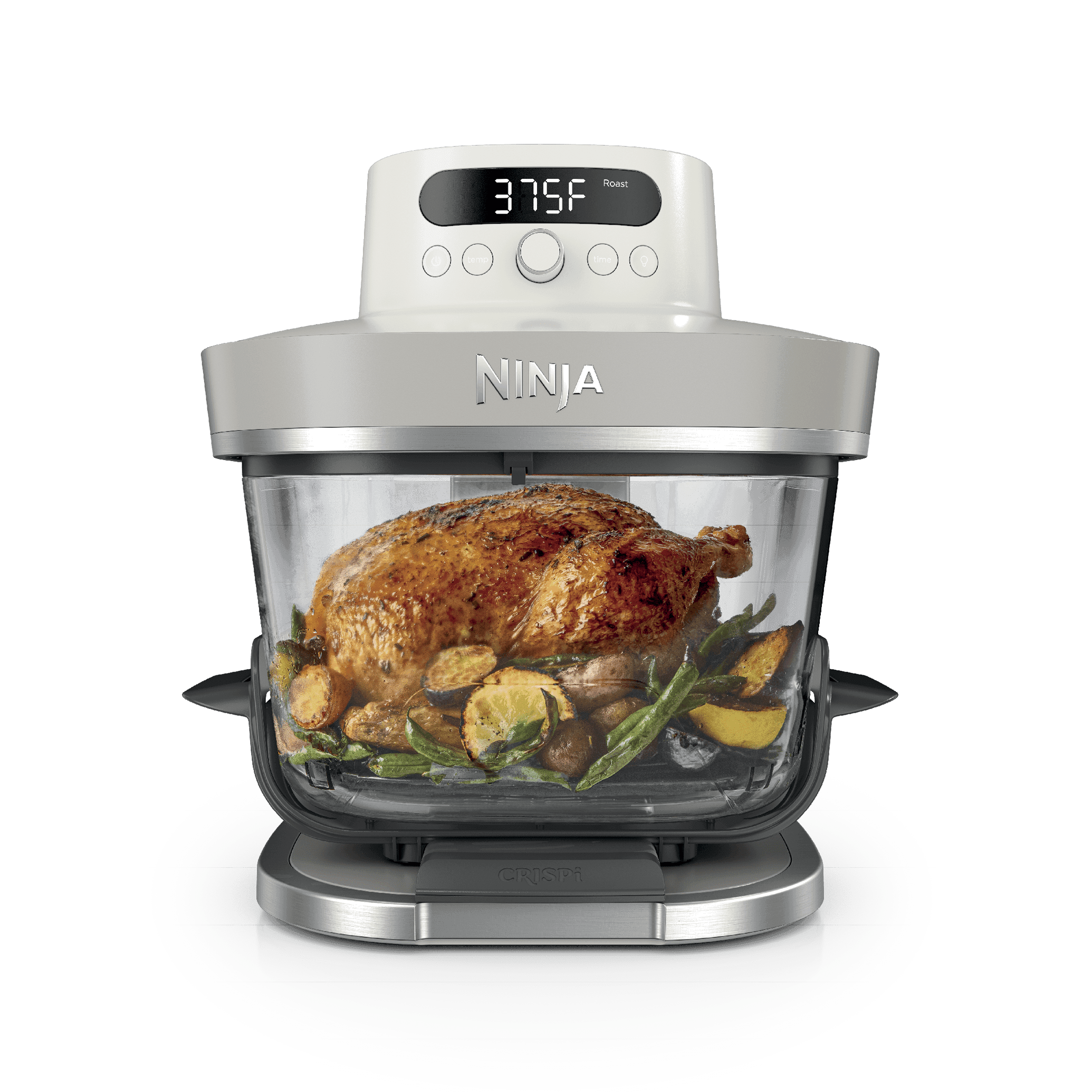 Ninja Crispi Pro 6-in-1 Countertop Glass Air Fryer in Bone - image 1