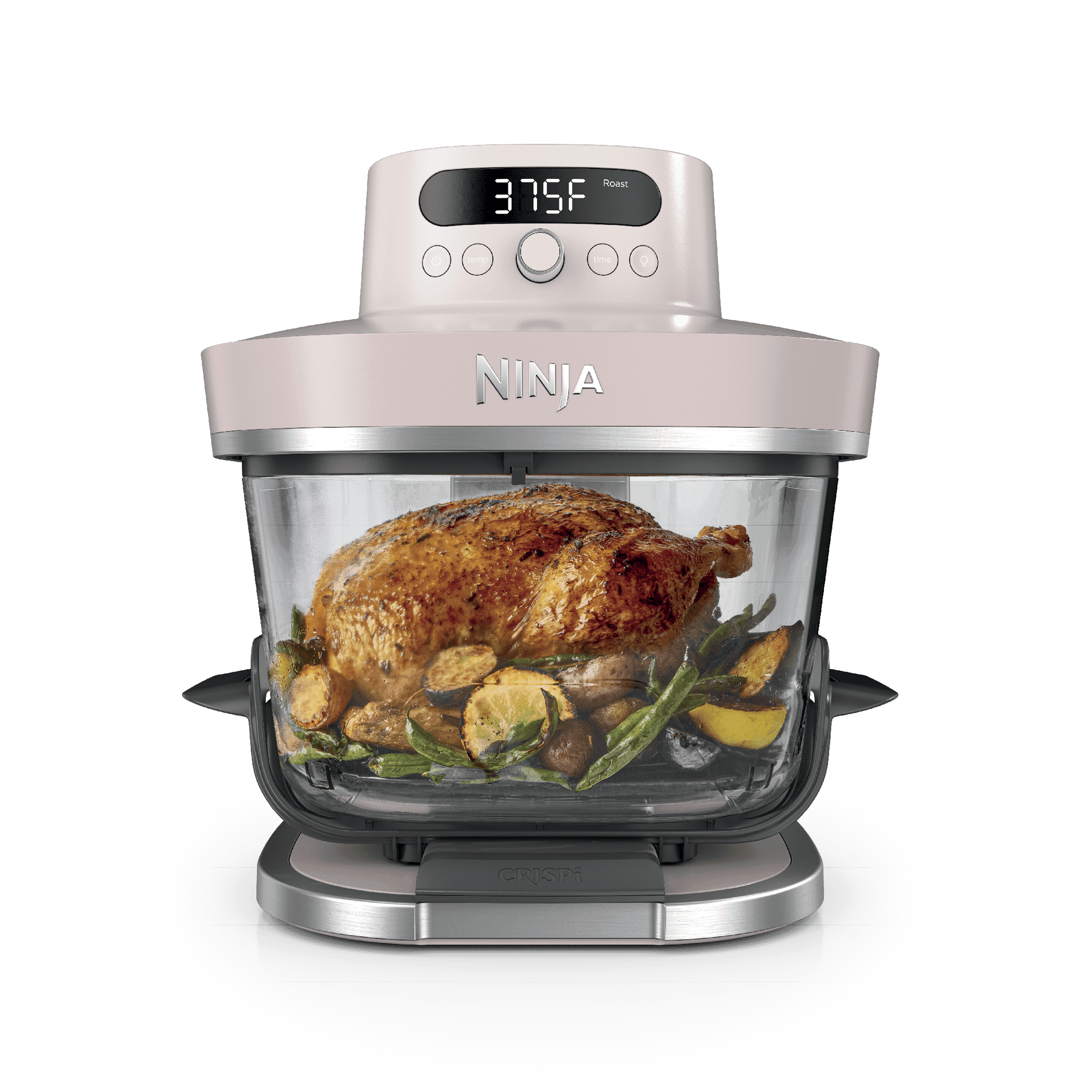 Ninja Crispi® Pro 6-in-1 Countertop Glass Air Fryer, Rose Quartz - image 1