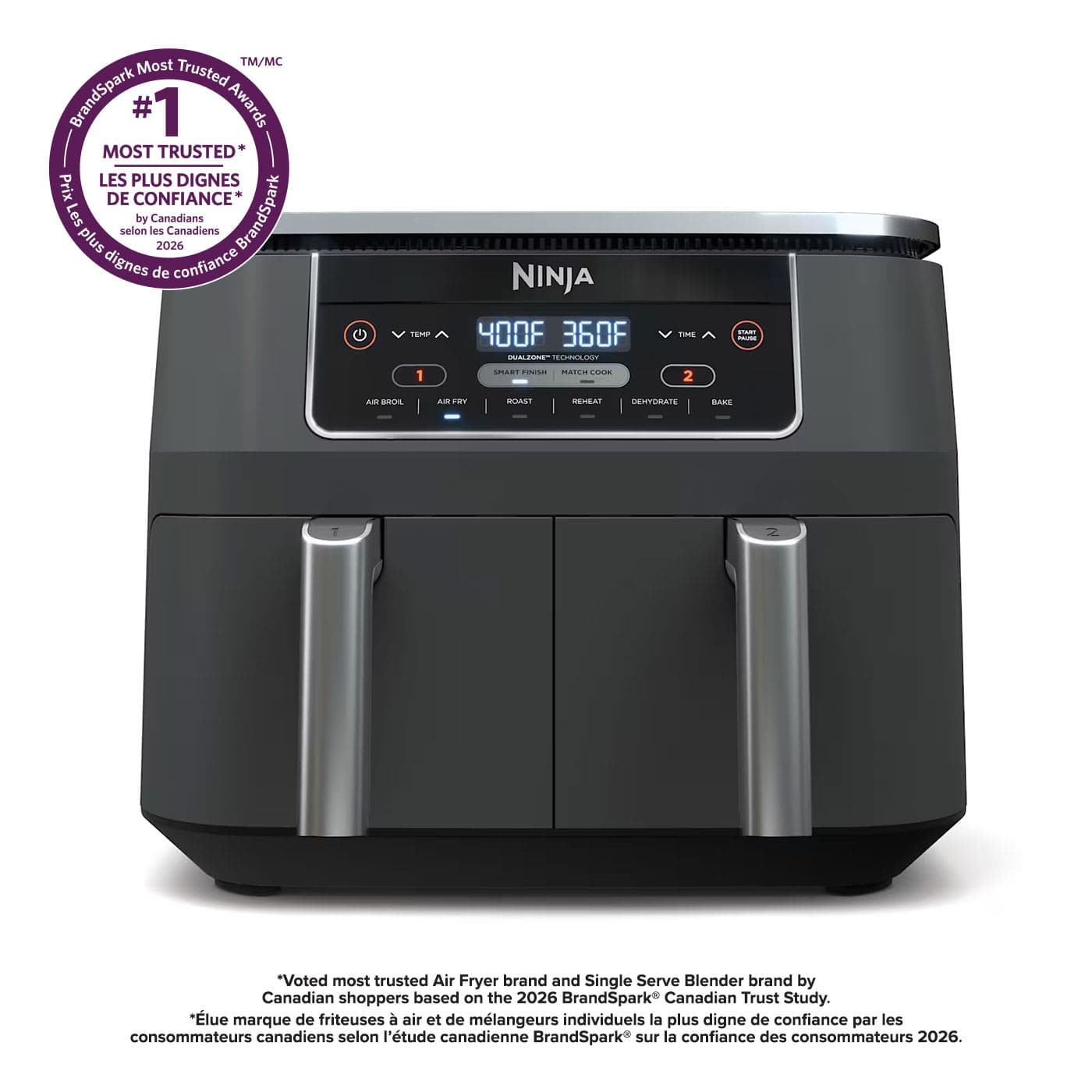 Ninja® Foodi™ 6-in-1 8-qt. 2-Basket Air Fryer with DualZone™ Technology - image 1