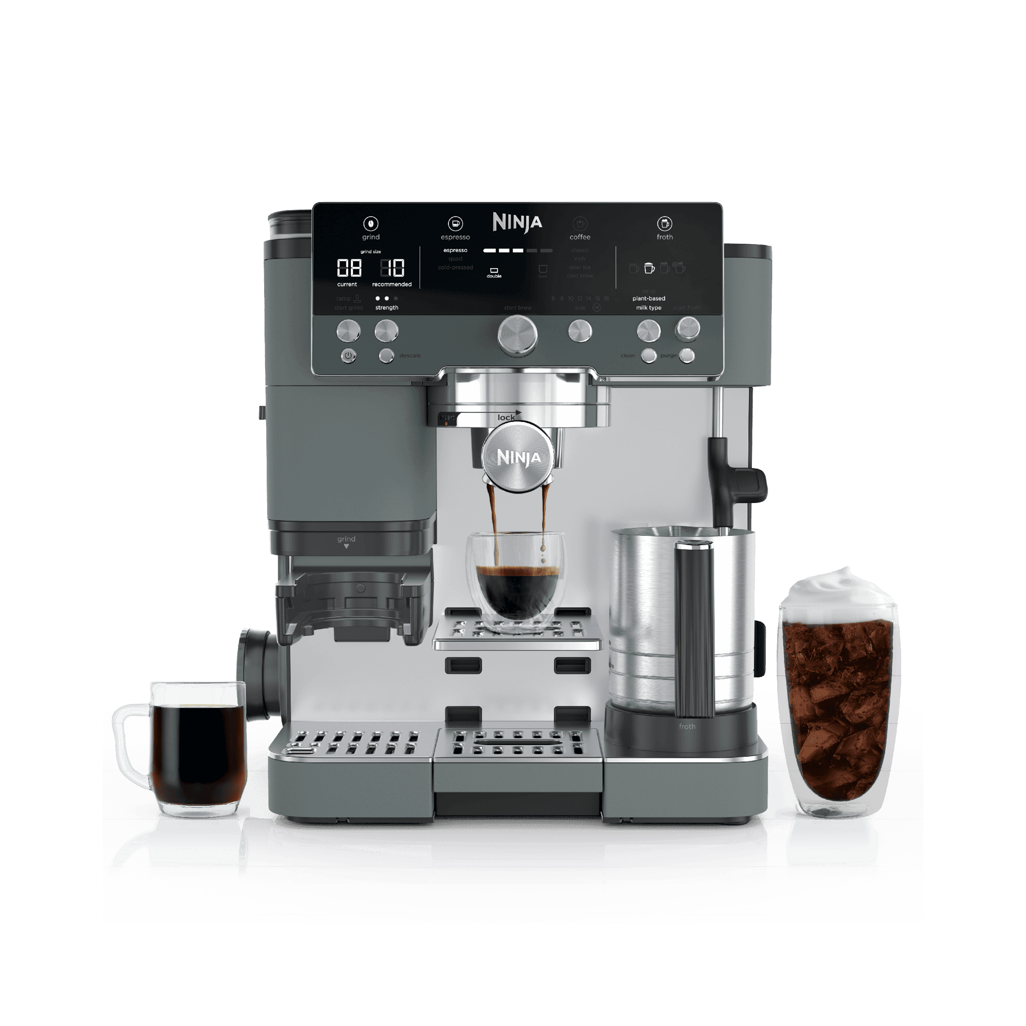 Ninja Luxe™ Café Premier 3-in-1 Espresso & Coffee Machine Ash Green - image 1