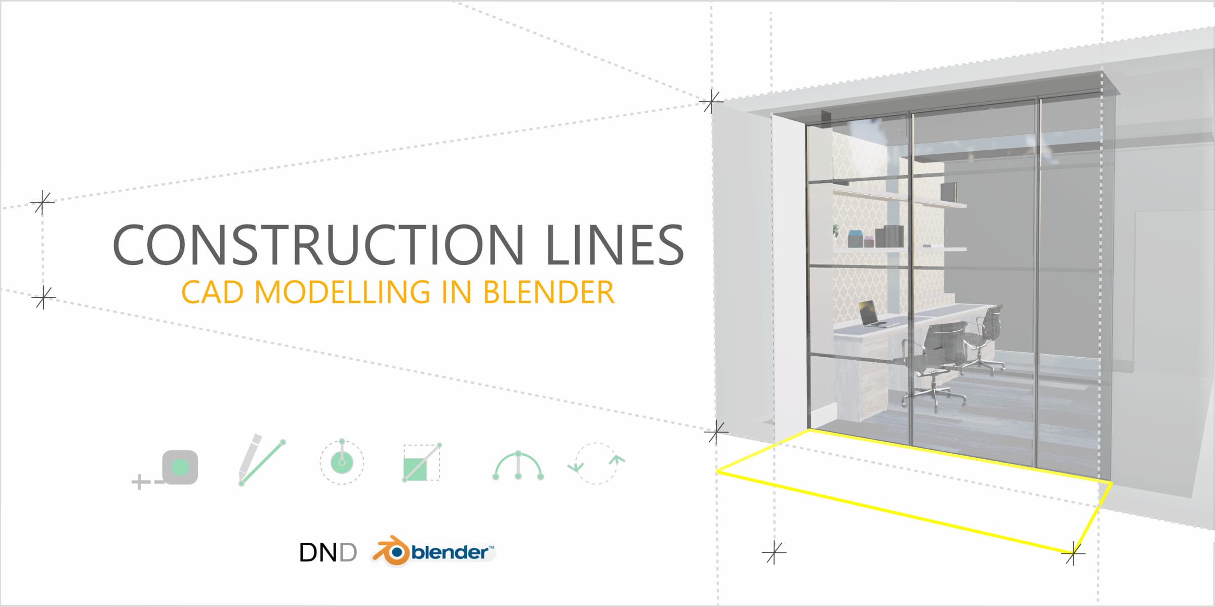 Construction Lines - Accurate CAD Modelling Add-On For Blender - image 1