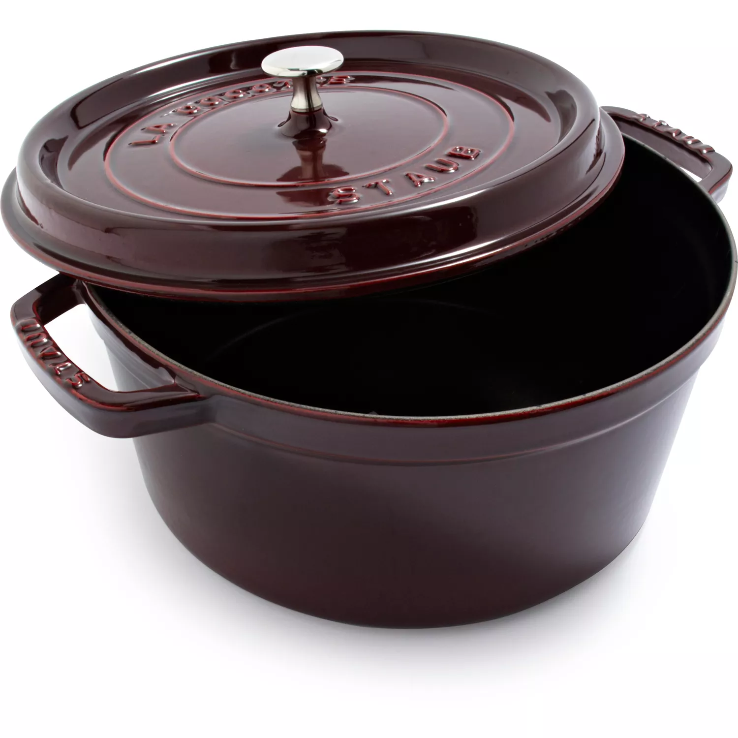 Staub Round Dutch Oven, 7 qt., Grenadine - image 1