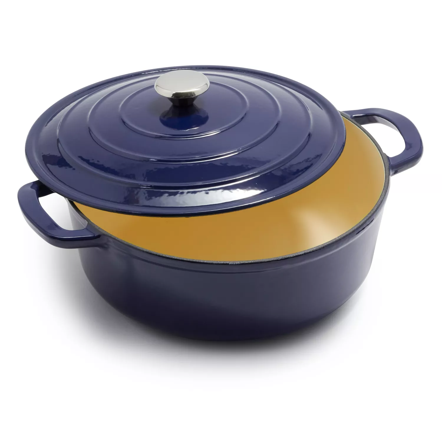 Sur La Table Enameled Cast Iron Round Wide Dutch Oven, 7 qt. - image 1