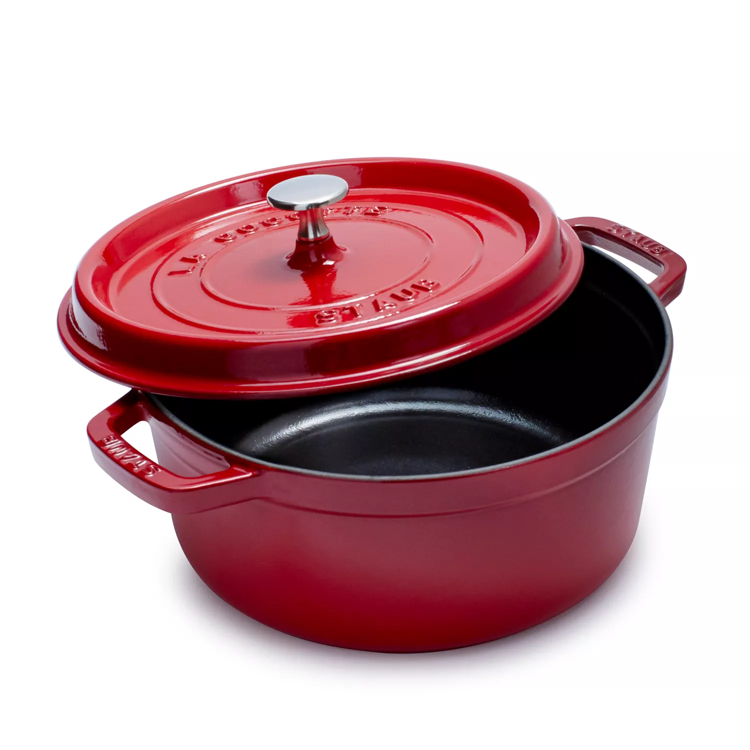 Staub Round 4 qt. Dutch Oven, Cherry - image 1