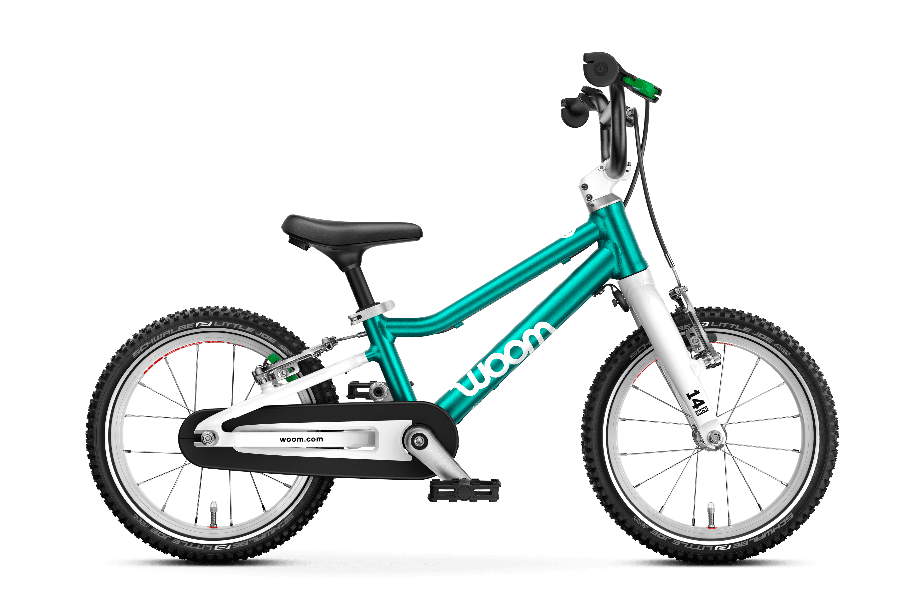 woom GO 2 US - Kids’ bike - 14 inches - 3 – 4.5 years - metallic turquoise - image 1