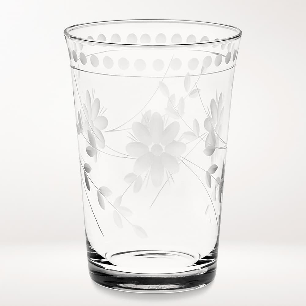 Vintage Etched Tumblers, 9-oz - image 1