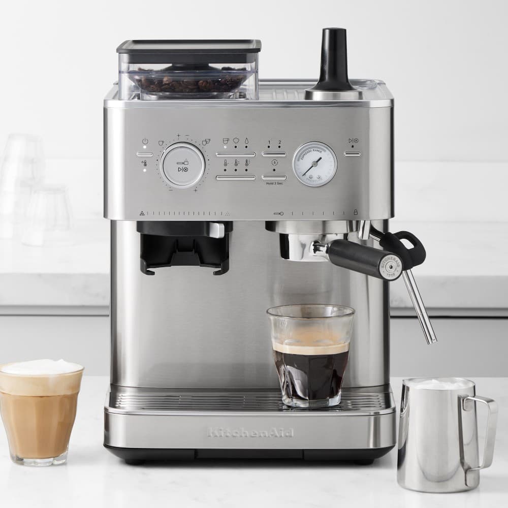 KitchenAid Semi Automatic Espresso Machine with Grinder - image 1