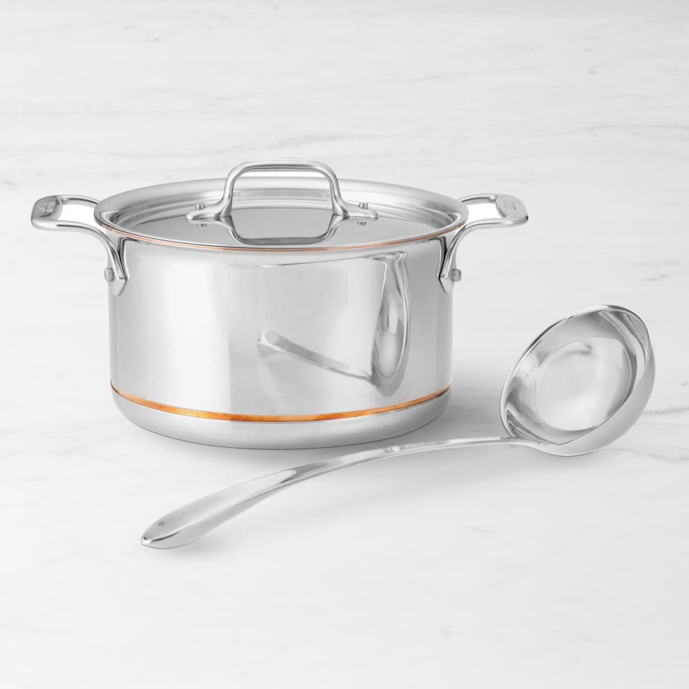 All-Clad Copper Core 4-Qt. Soup Pot with Ladle - image 1