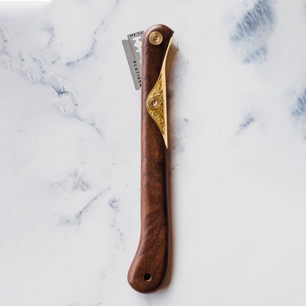 Black Walnut Handle Bread Lame - image 1