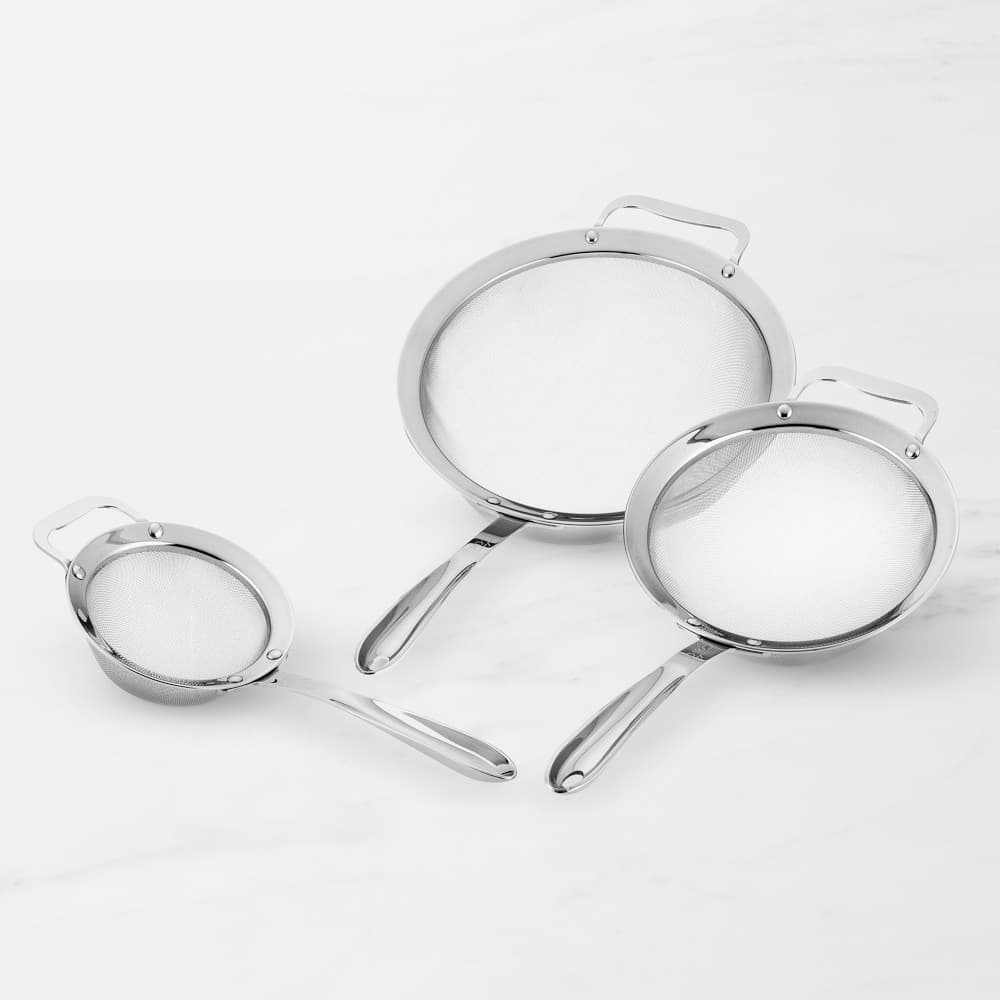 All-Clad Stainless Steel Strainer Set of 3 - image 1
