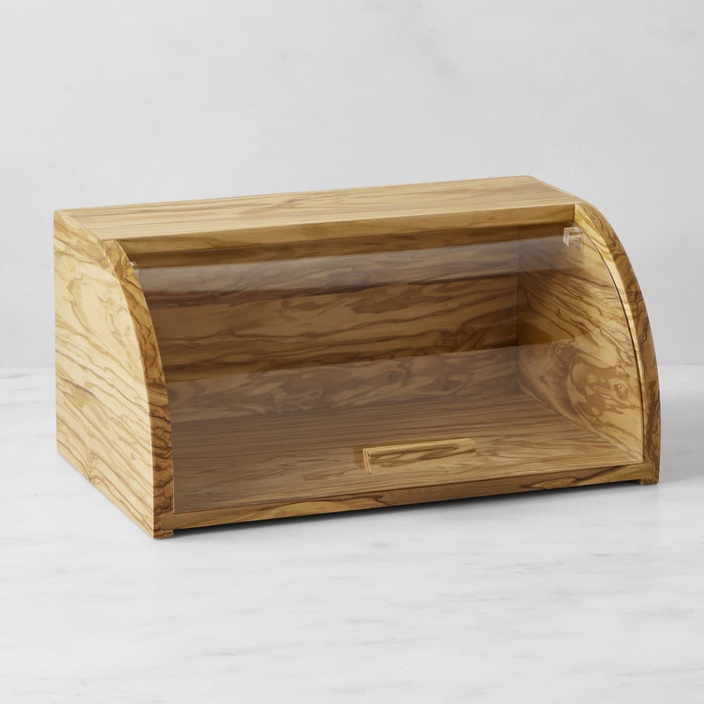 Williams Sonoma Olivewood Bread Box - image 1