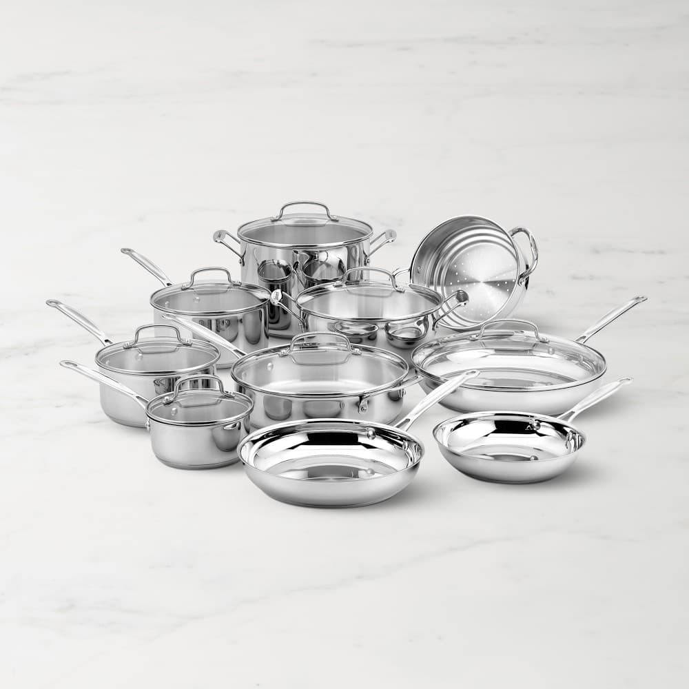 Cuisinart Chef's Classic Stainless-Steel 17-Piece Cookware Set - image 1