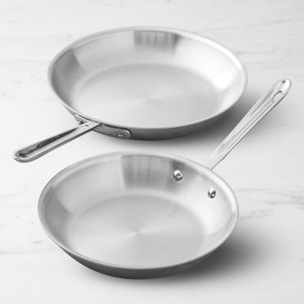 All-Clad D5 Stainless-Steel Fry Pan Set, 10" and 12" - image 1