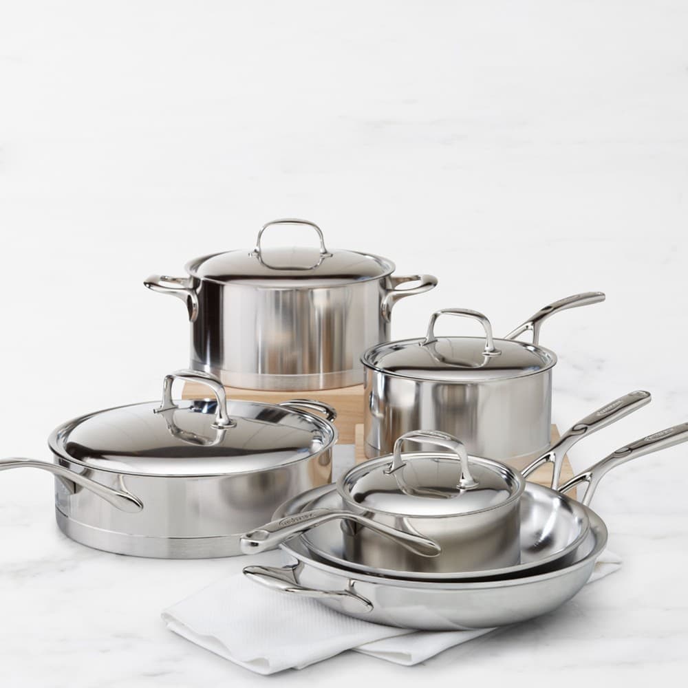 Demeyere Atlantis Stainless-Steel 10-Piece Cookware Set - image 1