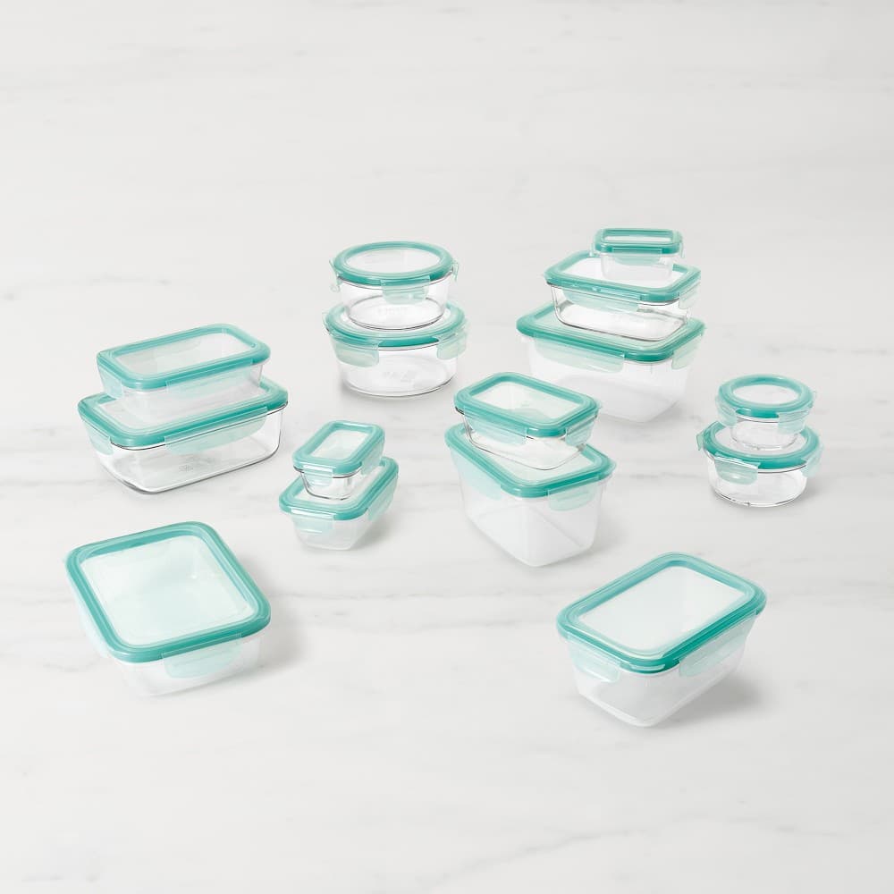 OXO Good Grips 30-Piece Smart Seal Glass & Plastic Food Storage Set - image 1