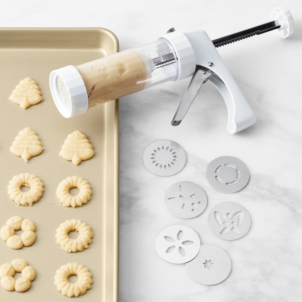 Williams Sonoma x Kuhn Rikon Spritz Cookie Press Decorating Kit - image 1