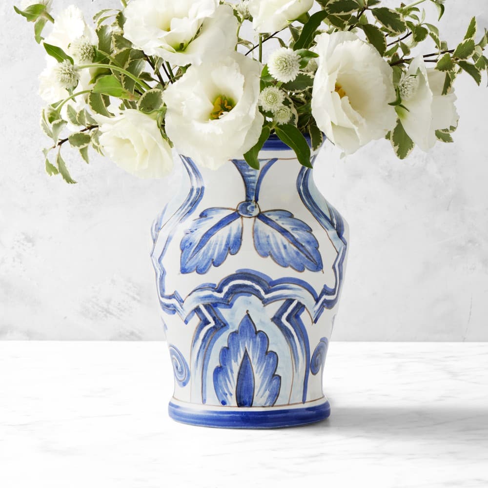 Williams Sonoma Italian Hand-Painted Capri Vase Collection - image 1