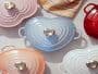 Le Creuset Enameled Cast Iron Shallow Heart Oven, 1 1/4-Qt. - image 1