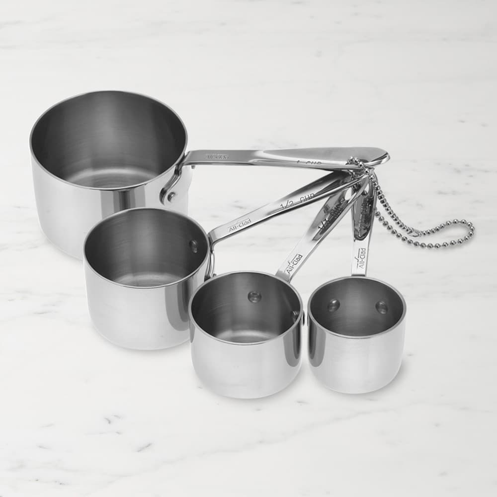 All-Clad Stainless Steel Measuring Cups & Spoons Set - image 1