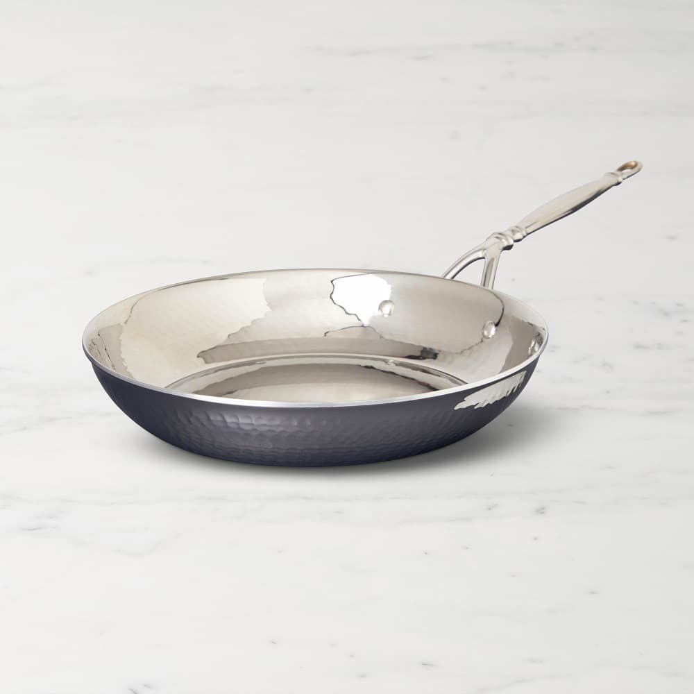 Ruffoni Opus Prima Hammered Stainless-Steel Fry Pan - image 1