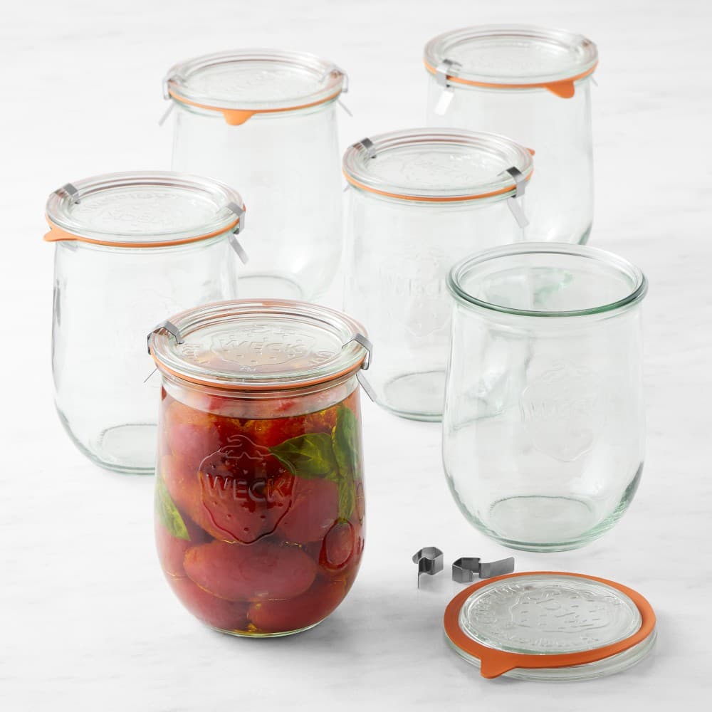 Weck Tulip Jars, 35.9 oz, Set of 6 - image 1