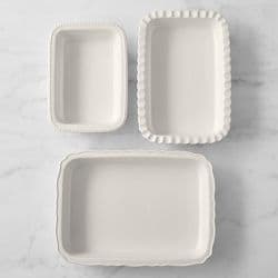 Williams Sonoma Stoneware Rectangular Bakers Set of 3 - image 1
