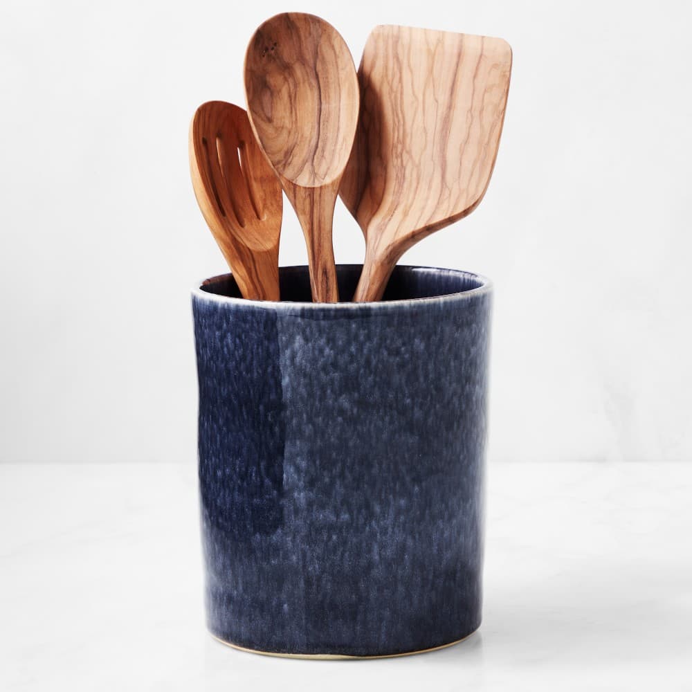 Cyprus Reactive Glaze Utensil Holder - image 1