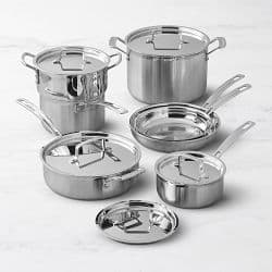 Cuisinart Multiclad Pro Tri-Ply Stainless-Steel 12-Piece Cookware Set - image 1
