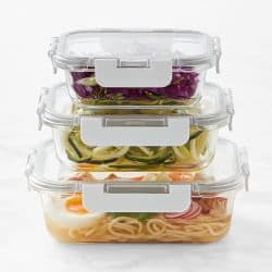 Hold Everything Rectangular Glass Food Storage Containers, 6-Piece Set - image 1