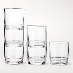 Williams Sonoma Pantry Stacked Tumblers, 12 oz - image 1