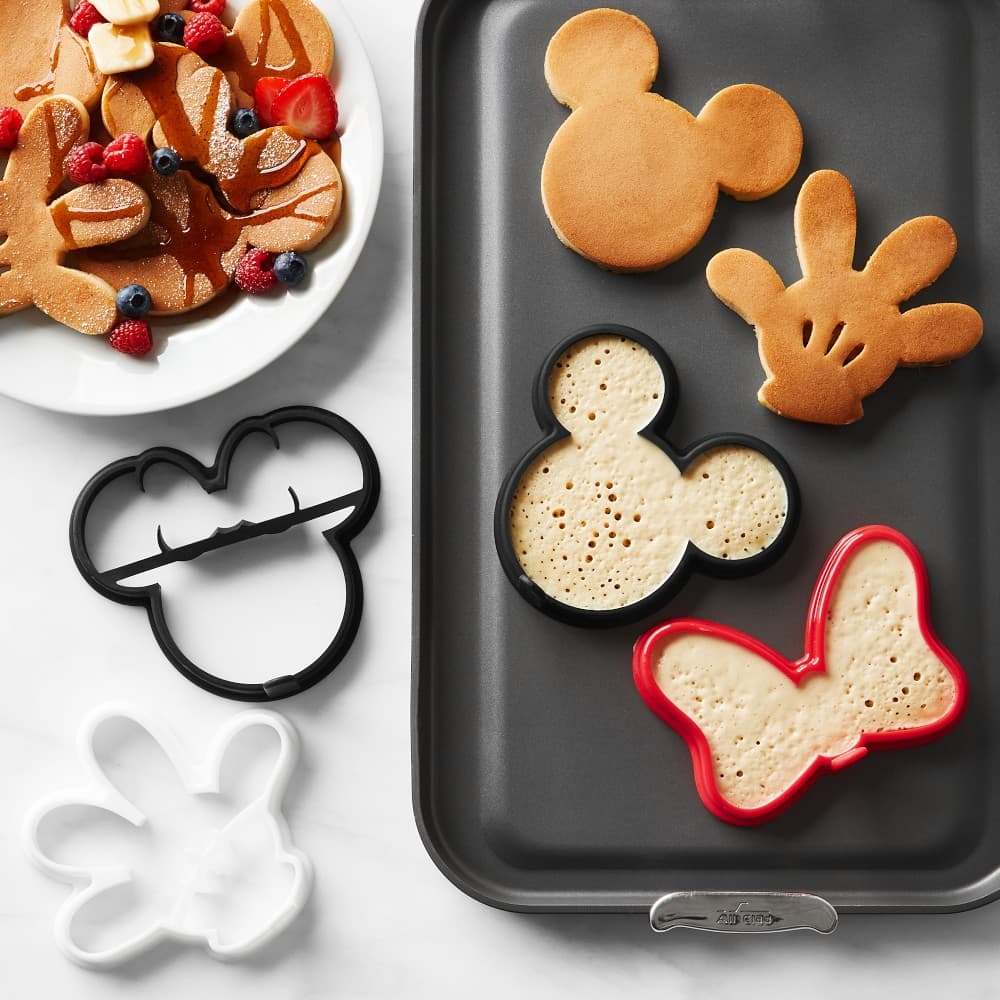 Mickey Mouse Silicone Pancake Molds, Set of 4 - image 1
