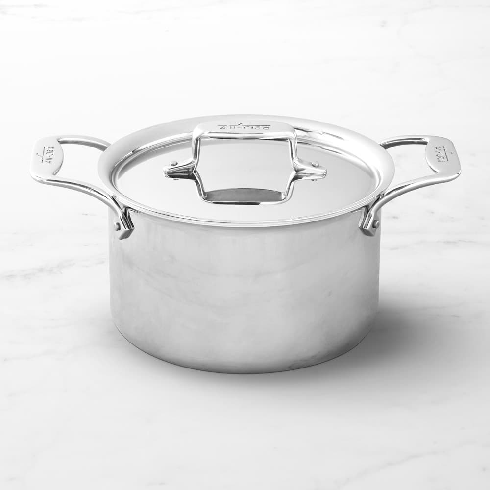 All-Clad D5 Stainless-Steel 4-Quart Soup Pot - image 1