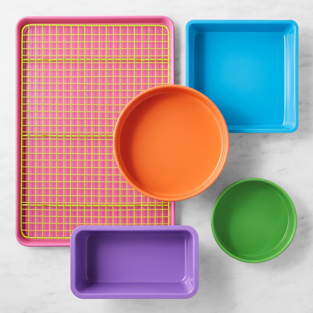 Flour Shop x Williams Sonoma Rainbow Nonstick Bakeware Set of 6 - image 1