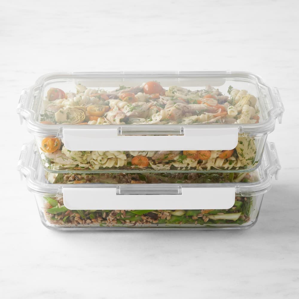 Hold Everything Rectangular Glass Food Storage Containers, 4-Piece Set - image 1
