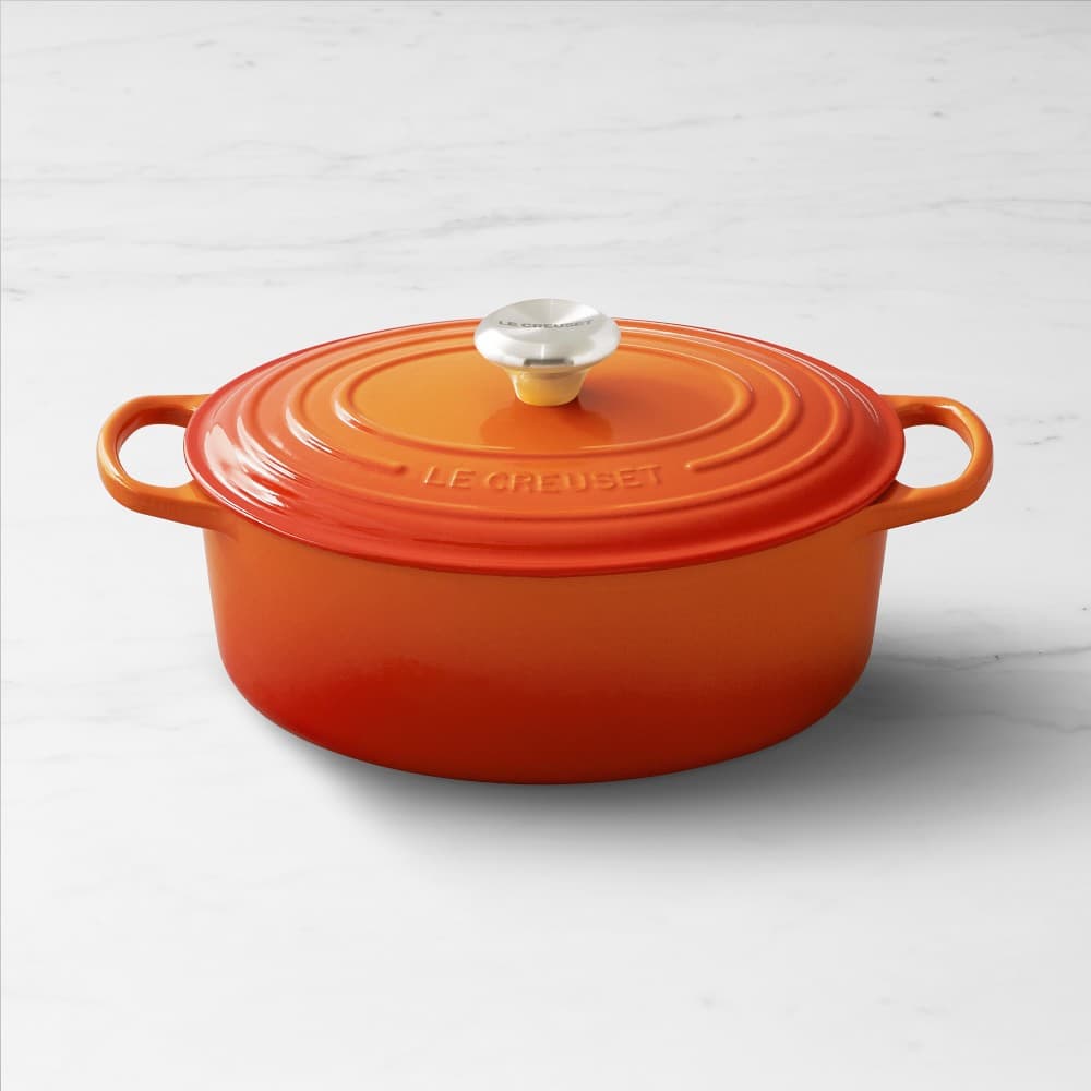 Le Creuset Signature Enameled Cast Iron Oval Dutch Oven - image 1