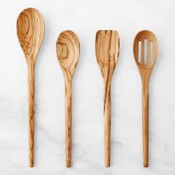 Williams Sonoma Olivewood Spoons, Set of 4 - image 1