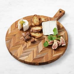 Herringbone Round Cheese Board - image 1