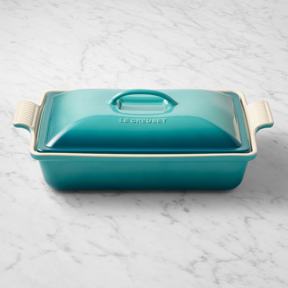 Le Creuset Heritage Stoneware Rectangular Covered Casserole, 4-Qt. - image 1