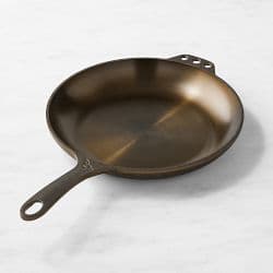 Smithey Seasoned Cast Iron Chef Skillet, 10" - image 1