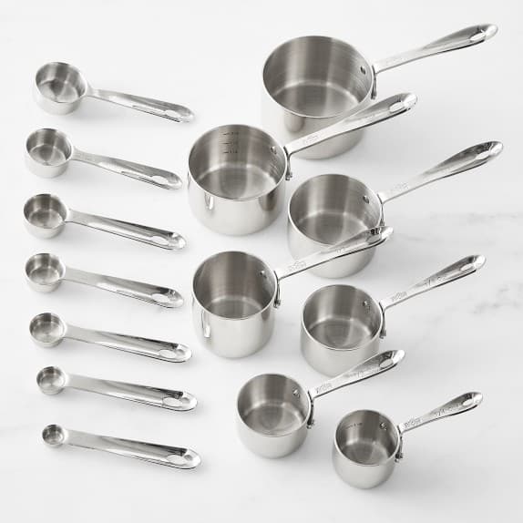 All-Clad Stainless-Steel Measuring Cups & Spoons - image 1
