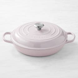 Le Creuset Signature Enameled Cast Iron Braiser, 3.5-Qt., Shallot - image 1