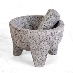 Molcajete Lava Stone Mortar and Pestle - image 1