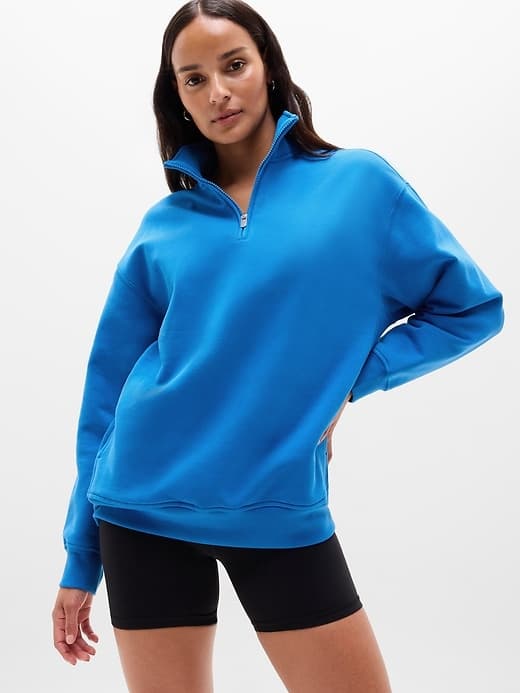 Forever Fleece 1/4 Zip Sweatshirt - image 1