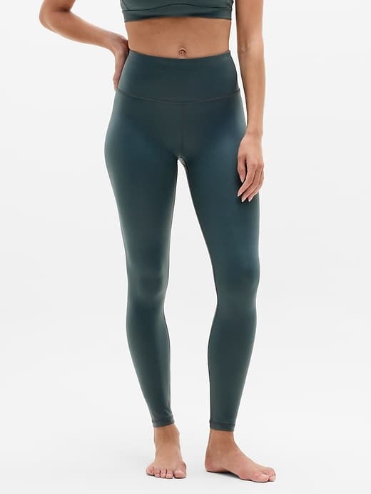 Elation High Rise Matte Foil Shine 7/8 Legging - image 1