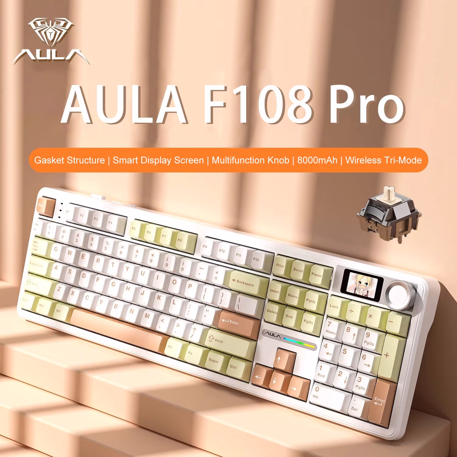 Aula F108 Pro Mechanical Keyboard - image 1