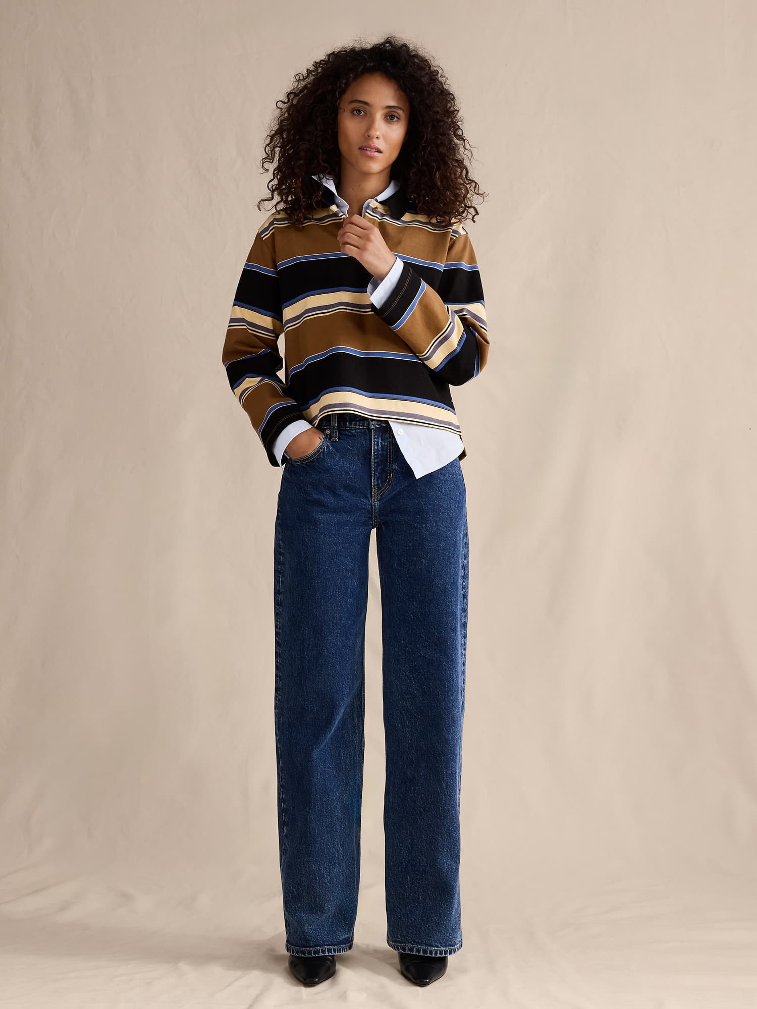 Mid-Rise 90s Loose Jean - image 1